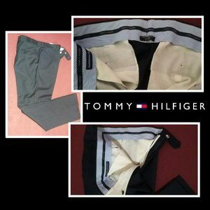 TOMMY HILFIGER  Dark navy blue pin striped Dress pants